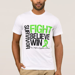 Non-Hodgkins Lymphoma Survivor Kämpfe Glauben Win T-Shirt