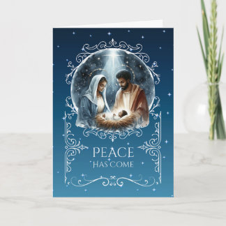 Non-Photo Christmas Holiday Card African-American Feiertagskarte