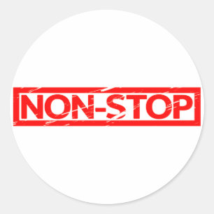 Non-stop-Briefmarke Runder Aufkleber