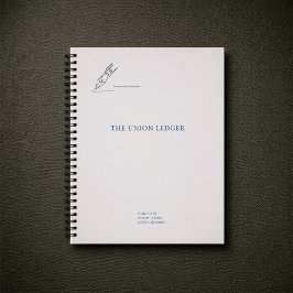 Non traditional Civil Ceremony Wedding Notizbuch