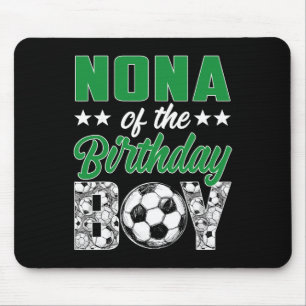 Nona des Geburtstags-Soccer-Jungen Familien-Matchi Mousepad