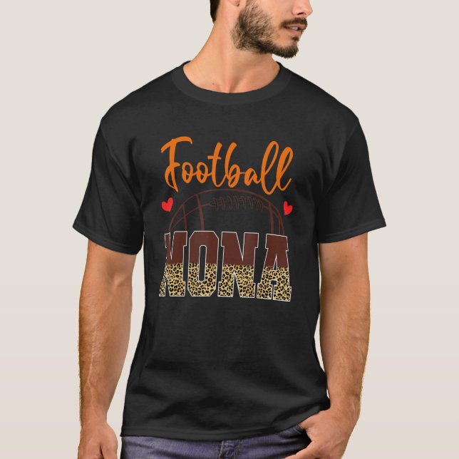 Nona Leopard Football Nona T-Shirt (Vorderseite)