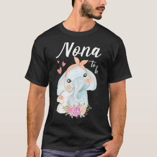 Nona zu sein Elephant Baby Nona Floral T-Shirt