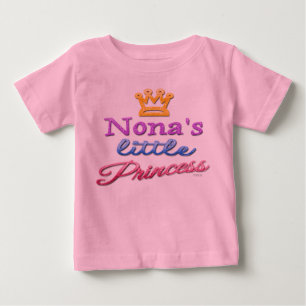 Nonas kleiner Prinzessin-Baby-Kleinkind-T - Shirt