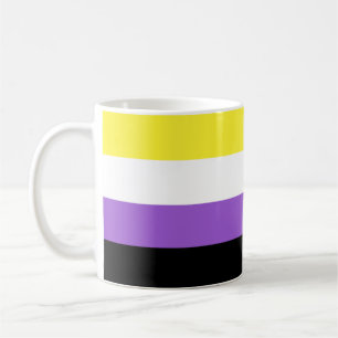 Nonbinär-Flagge Kaffeetasse