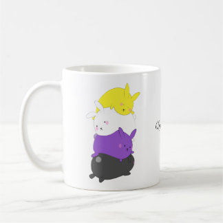 Nonbinäre Bunny Rabbit Kaffeetasse