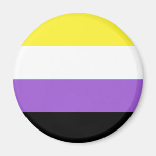 Nonbinäre Flagge LGBT Magnet
