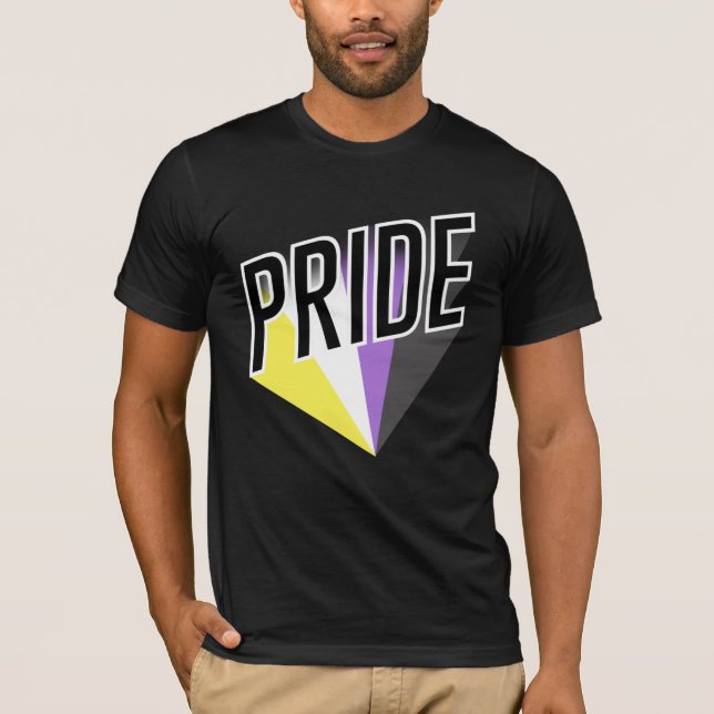 Nonbinäres Pride T-Shirt (Vorderseite)