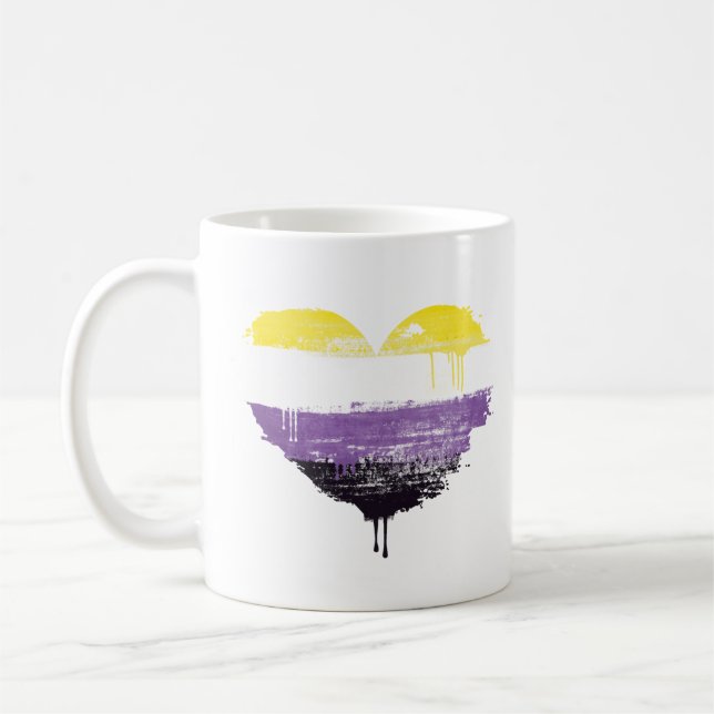 NONBINÄRHERZ KAFFEETASSE (Links)