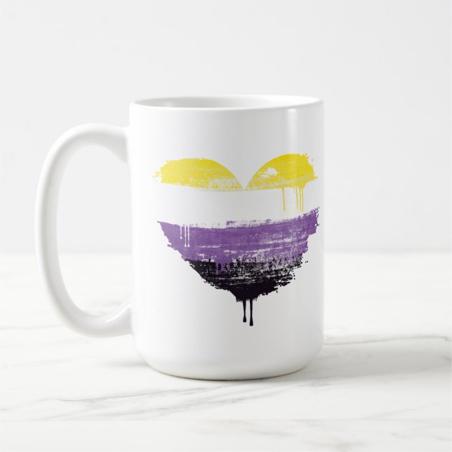 NONBINÄRHERZ KAFFEETASSE (Links)