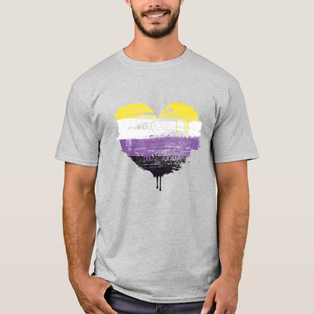 NONBINÄRHERZ T-Shirt (Vorderseite)