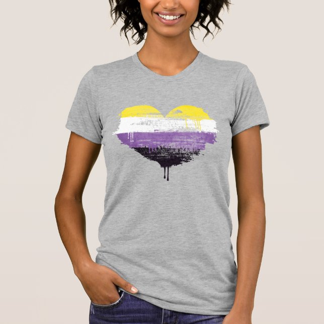 NONBINÄRHERZ T-Shirt (Vorderseite)
