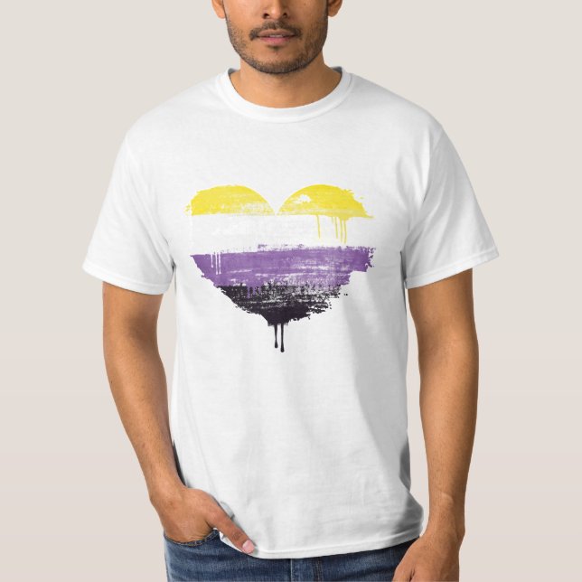 NONBINÄRHERZ T-Shirt (Vorderseite)