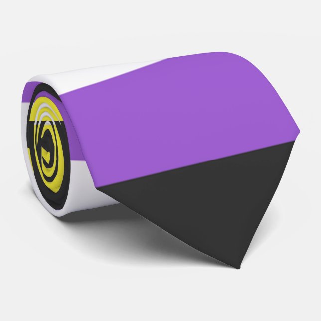 Nonbinary Colors Krawatte (Gerollt)