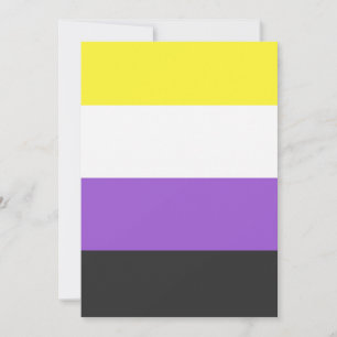 NonBinary Flag Einladung