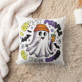 Nonbinary Funny Halloween - Ich Ghost People Kissen