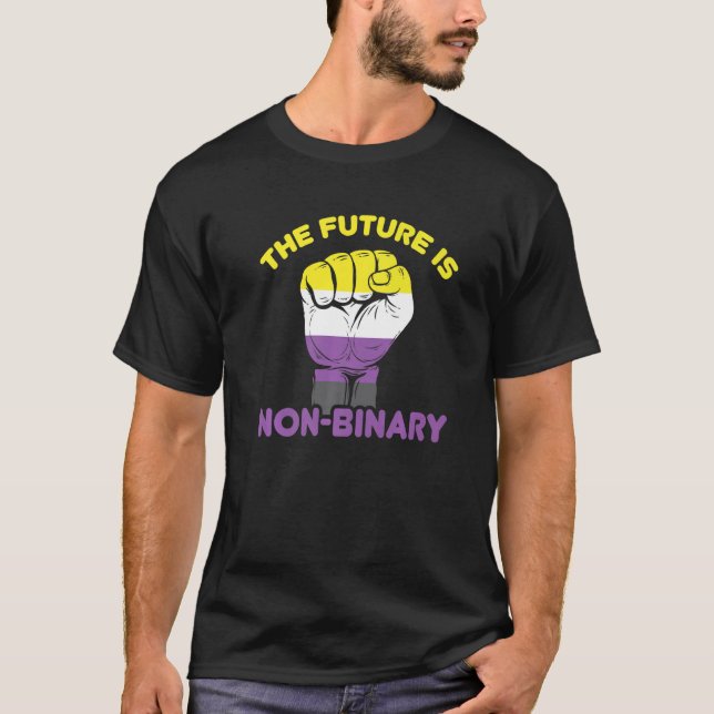 Nonbinary Pride  Genderfluid Gender Rights Non Bin T-Shirt (Vorderseite)