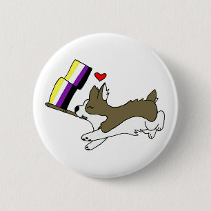 Nonbinary Stolzcorgi-Button Button
