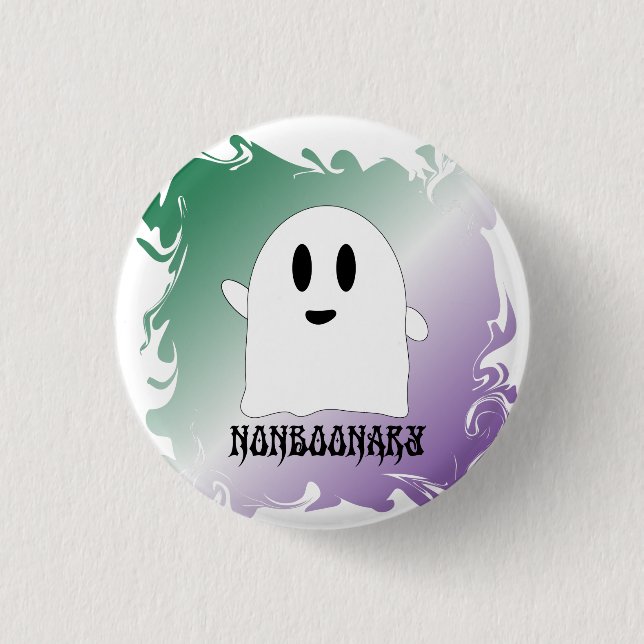 Nonboonary genderqueer button (Vorderseite)