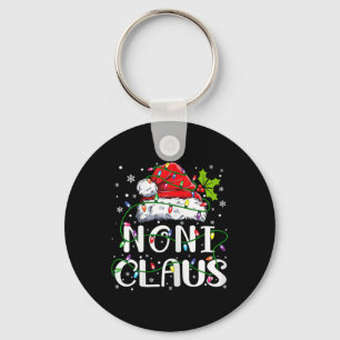 Noni Claus Weihnachts-Weihnachtsmannmütze Matching Schlüsselanhänger