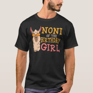 Noni of the Birthday Girl Lama Bday Party Celebra T-Shirt