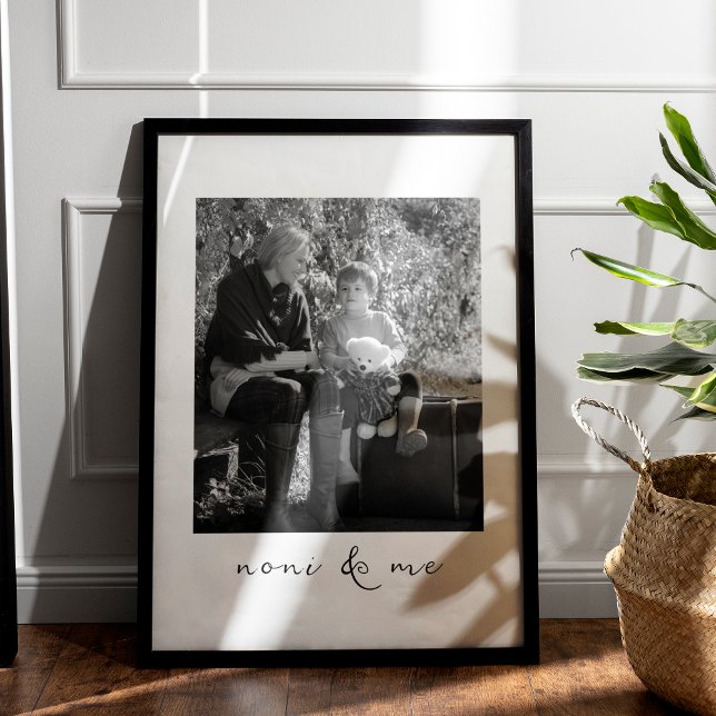 Noni und ich Personalisierten Bildergeschenk für O Poster (Von Creator hochgeladen)