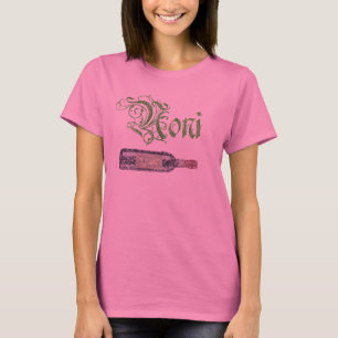 Noni-Wein-Flasche Langarm-Shirt T-Shirt