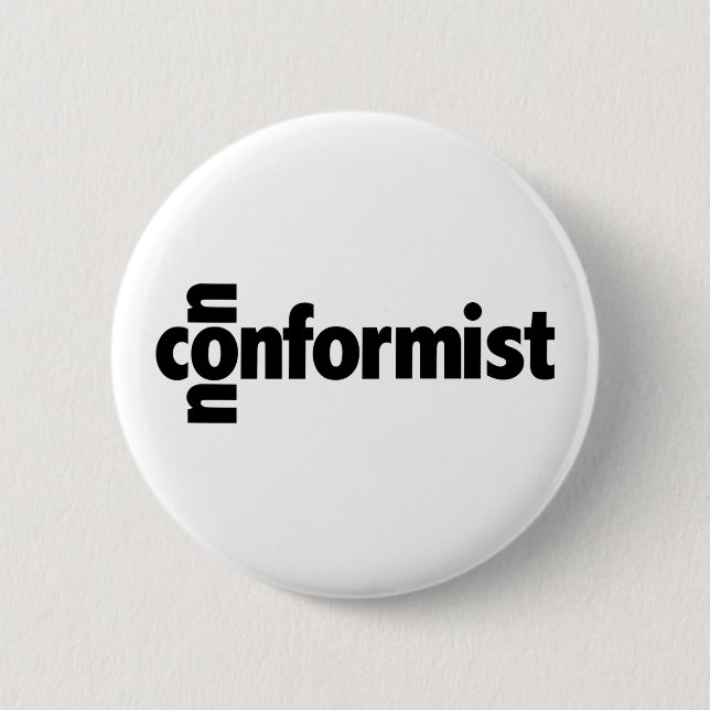 Nonkonformist Button (Vorderseite)