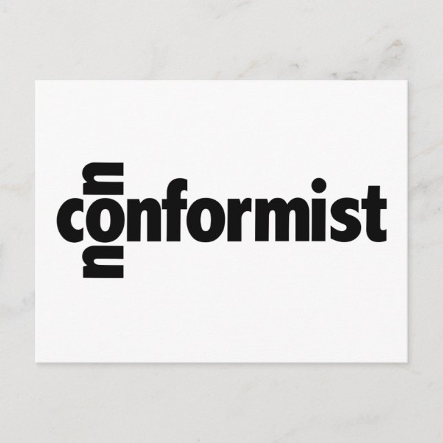Nonkonformist Postkarte (Vorderseite)