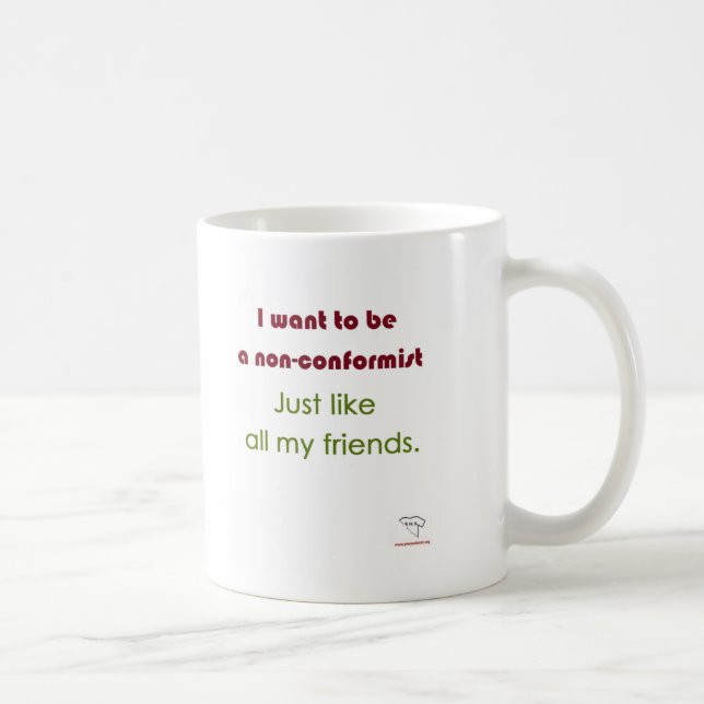 Nonkonformist Tasse (Rechts)