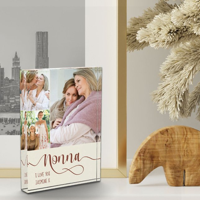 Nonna Calligraphie I Liebe Sie 3 Foto Creme Gewürz (Von Creator hochgeladen)