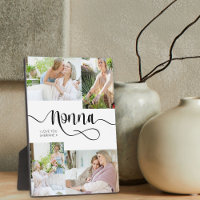 Nonna Calligraphy 4 Foto Tabletop Plaque