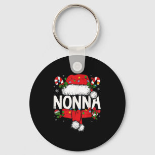Nonna Christmas Pajama Santa Claus Familie Matchin Schlüsselanhänger