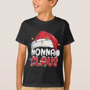 Nonna Claus Christmas Pajama Familie Matching Xmas T-Shirt