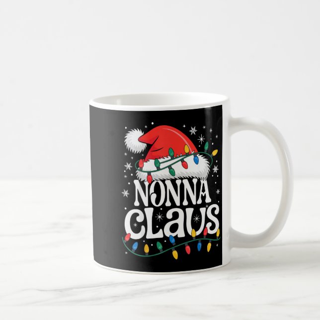 Nonna Claus Funny Xmas Christmas Grandma Holiday S Kaffeetasse (Rechts)