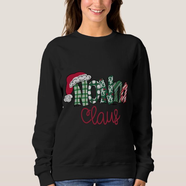 Nonna Clause Niedliche Kunst - Weihnachten Sweatshirt (Vorderseite)