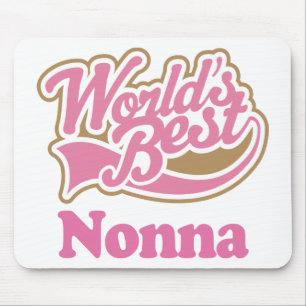 Nonna Geschenk-Rosa Mousepad