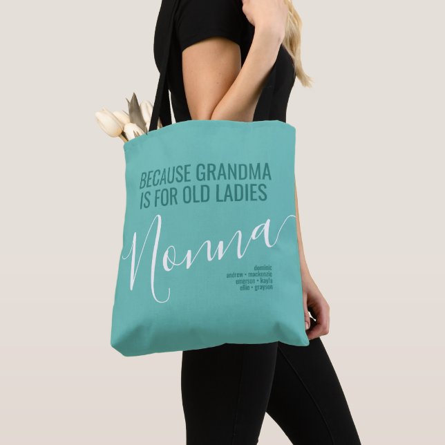 Nonna Grandma ist für Old Ladys Aquamarin Blue Tas (Von Nahem)