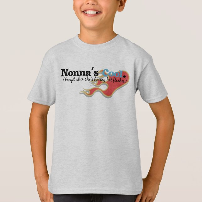 Nonna hat Hitzewallungen T-Shirt (Vorderseite)