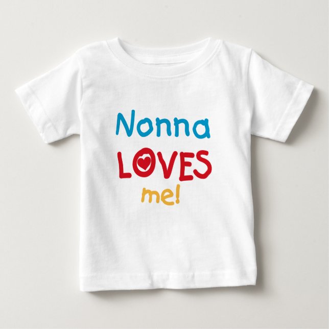 Nonna Lieben T - Shirt und Geschenke (Vorderseite)