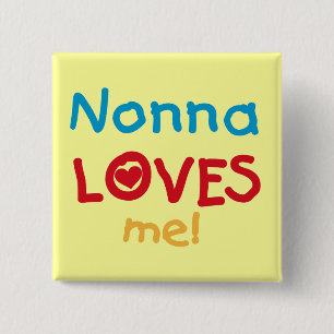 Nonna Lieben T - Shirt und Geschenke Button