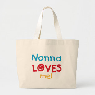 Nonna Lieben T - Shirt und Geschenke Jumbo Stoffbeutel