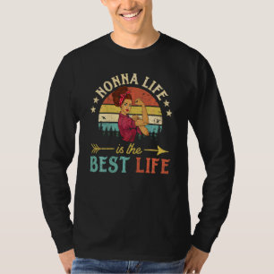 Nonna Life ist das beste Leben Frauen Vintage Deko T-Shirt