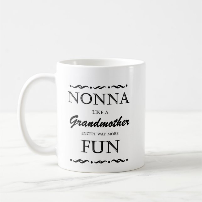 Nonna mag eine Großmutter, außer mehr Spaß Tasse (Links)