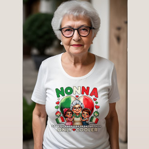 Nonna mag eine normale Großmutter nur Cooler Große Größe T-Shirt