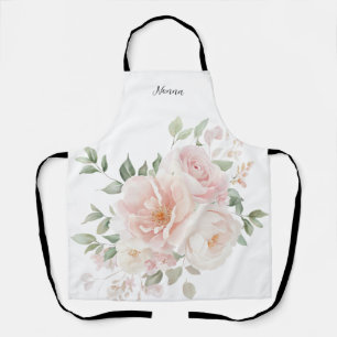 Nonna Pink Floral Schürze