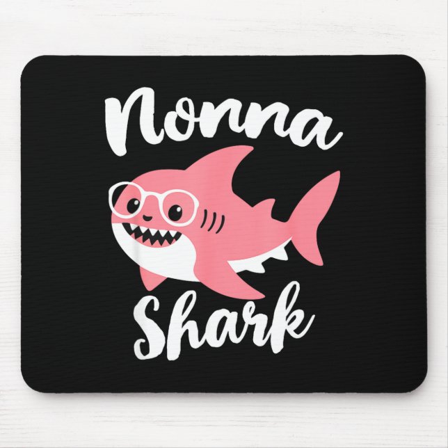 Nonna Shark Mother's Day Grandma Funny  Mousepad (Vorne)