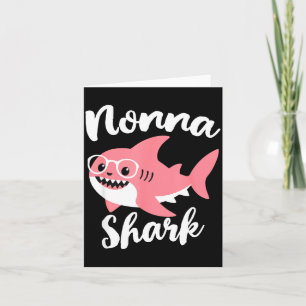 Nonna Shark Muttertag Oma Lustig Karte