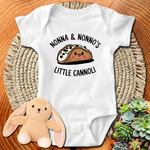 Nonna und Nonnos kleine Cannoli Süße Italiener Baby Strampler