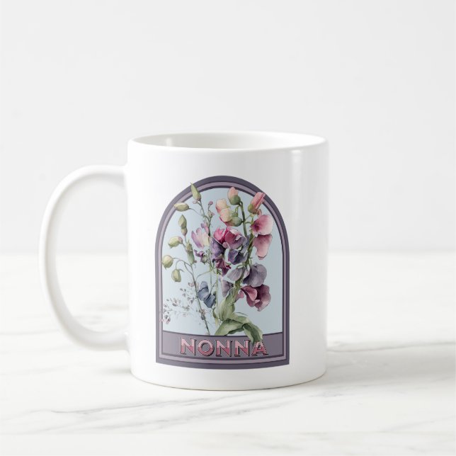 Nonna Vintag Floral Großmutter Kaffeetasse (Links)